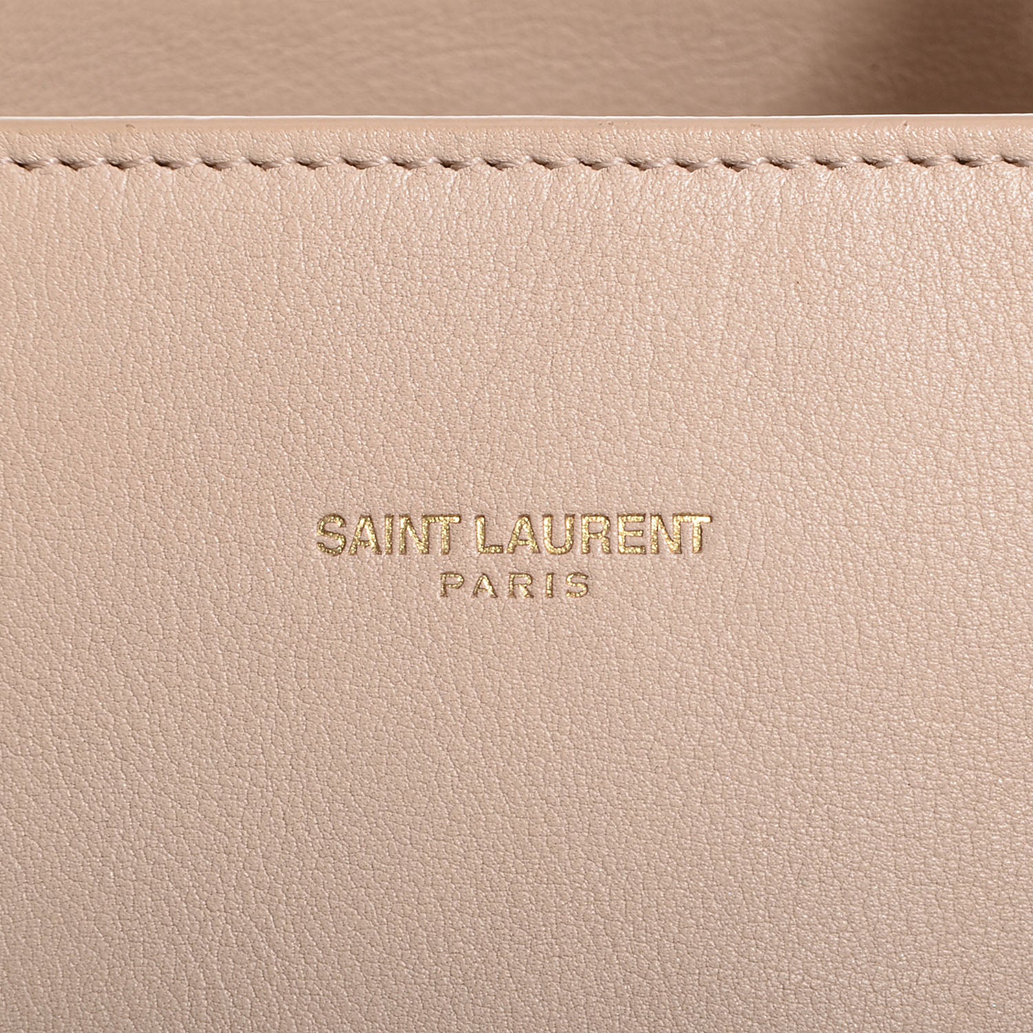 Saint Laurent Calfskin Leather Classic Large Sac de Jour Carryall Beige 10 of 10