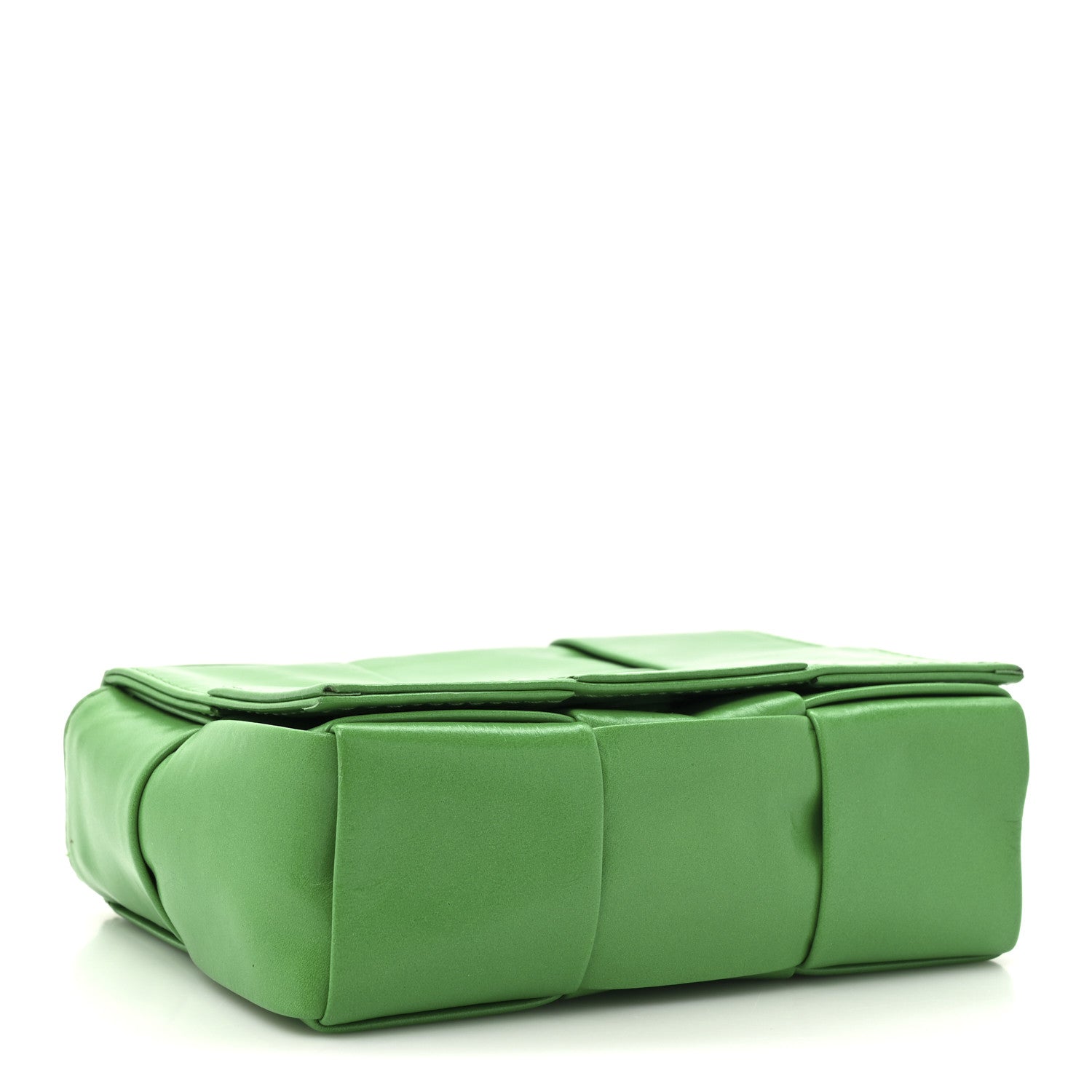 Bottega Veneta Paper Calfskin Maxi Intreccio Extra Mini Cassette Crossbody Bag Parakeet 4 of 10