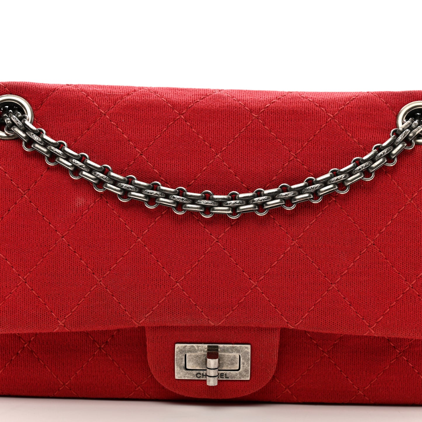 Jersey Quilted 2.55 Reissue East West Flap Red