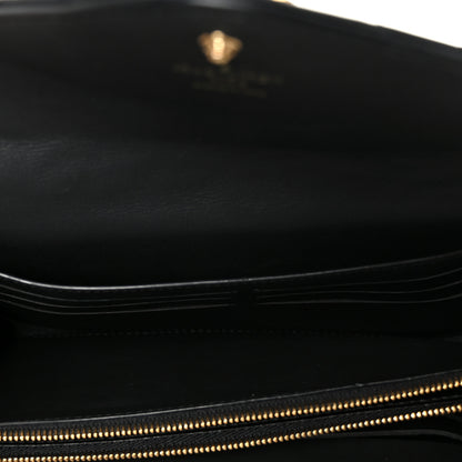 Louis Vuitton Calfskin Love Lock New Wave Long Wallet Black 5 of 8
