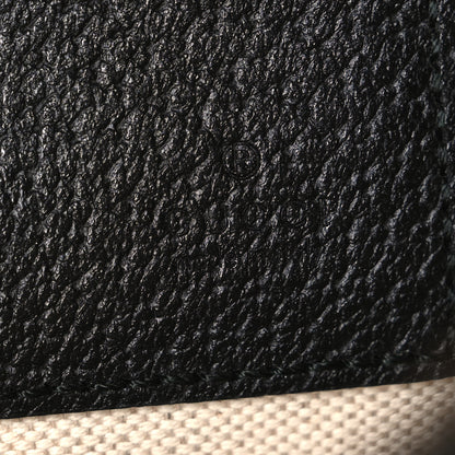 Gucci Textured Dollar Calfskin GG Marmont Zip Pouch Black 6 of 7