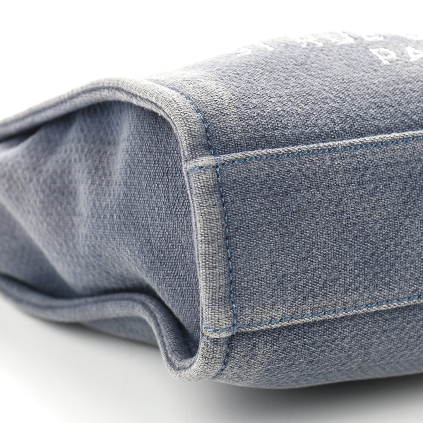 Canvas Mini Deauville Tote Denim Blue