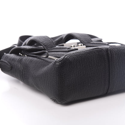 3.1 Phillip Lim 3.1 Textured Calfskin Mini Pashli Satchel Black 8 of 9