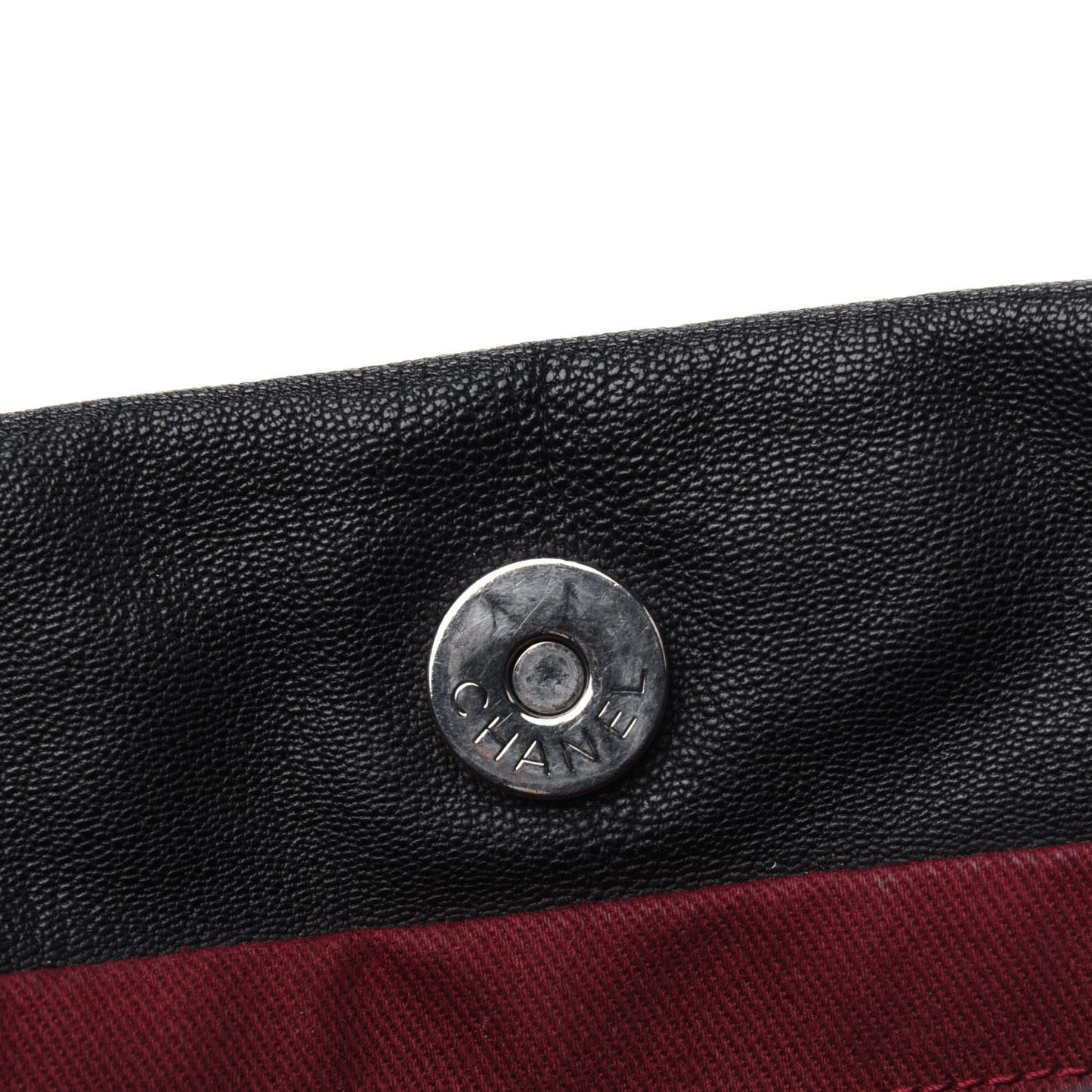 Calfskin Quilted Expandable Zip Shoulder Bag Black