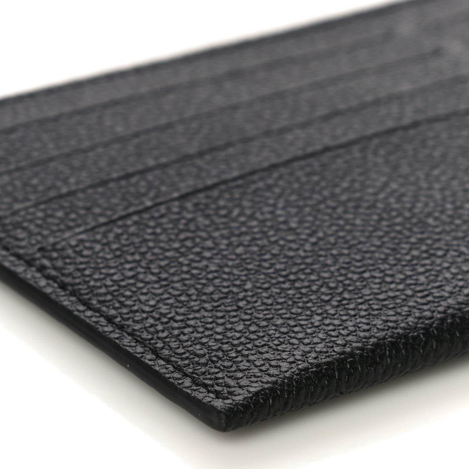 Louis Vuitton Calfskin Felicie Chain Wallet Card Holder Insert Black 7 of 8
