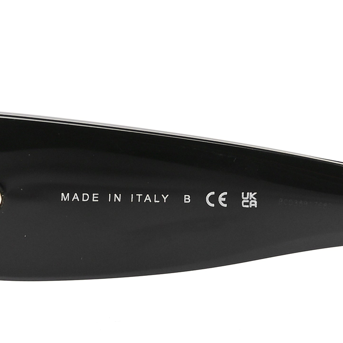 Acetate Rectangle Sunglasses 5435 Black