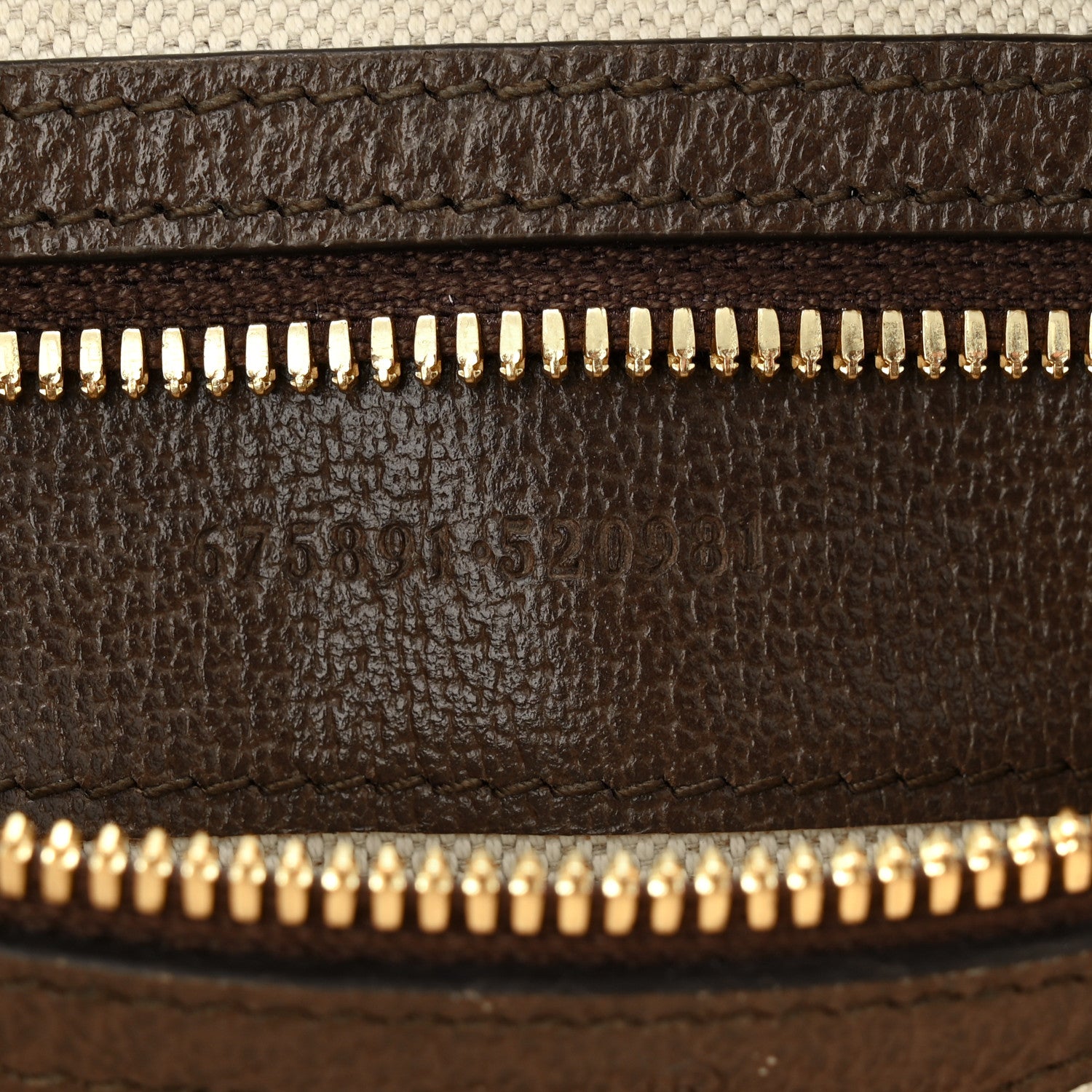 Gucci Monogram Jumbo GG Textured Dollar Calfskin Web Messenger Shoulder Bag Camel Ebony New Acero 7 of 14
