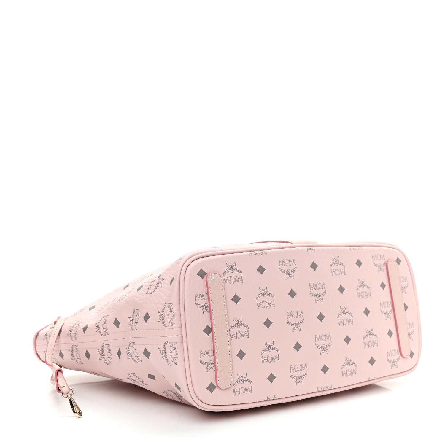 MCM Visetos Medium Liz Reversible Shopper Tote Powder Pink 6 of 13