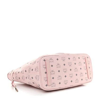 MCM Visetos Medium Liz Reversible Shopper Tote Powder Pink 6 of 13