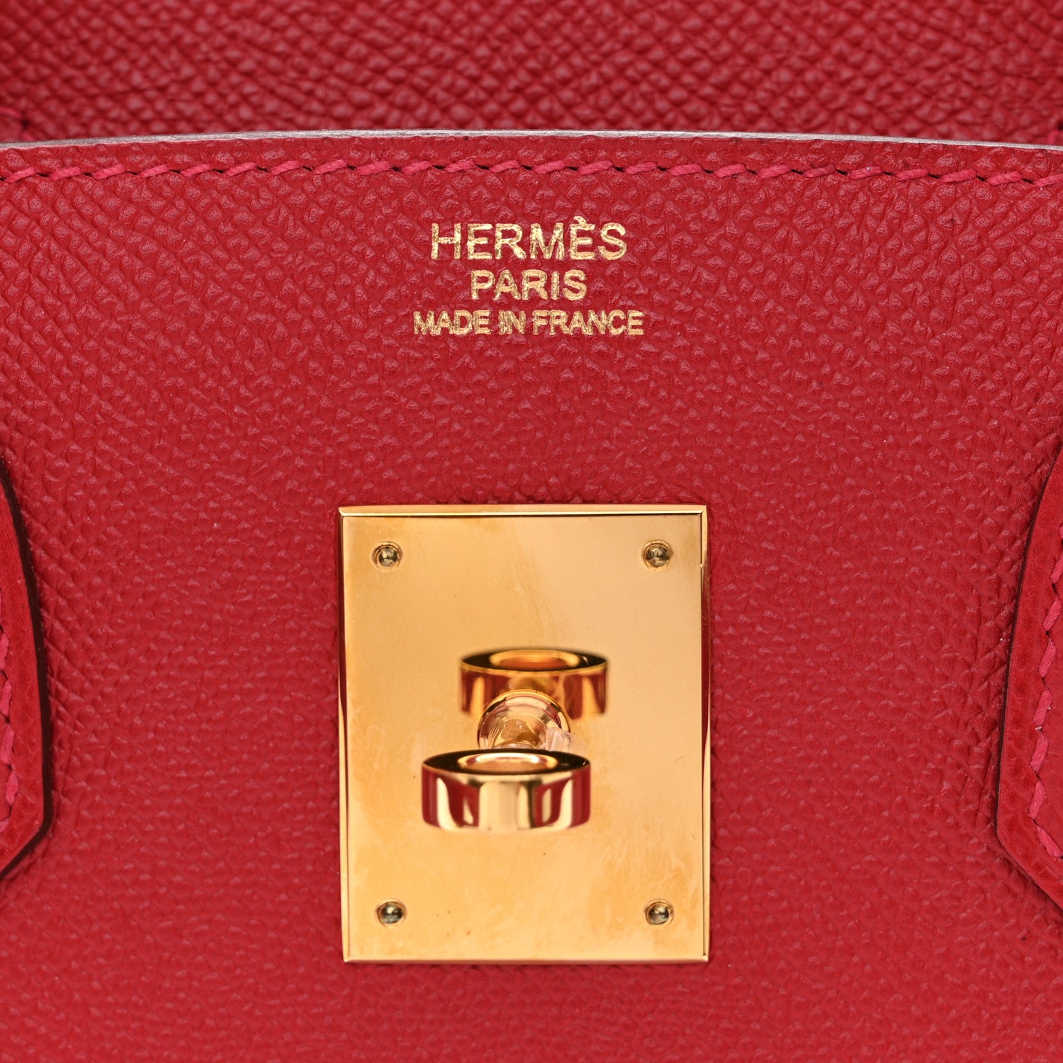 Hermes Epsom Birkin 30 Rouge Casaque 6 of 12
