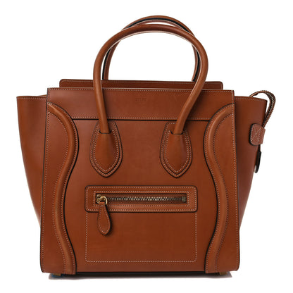 Celine Natural Calfskin Micro Luggage Tan 1 of 11