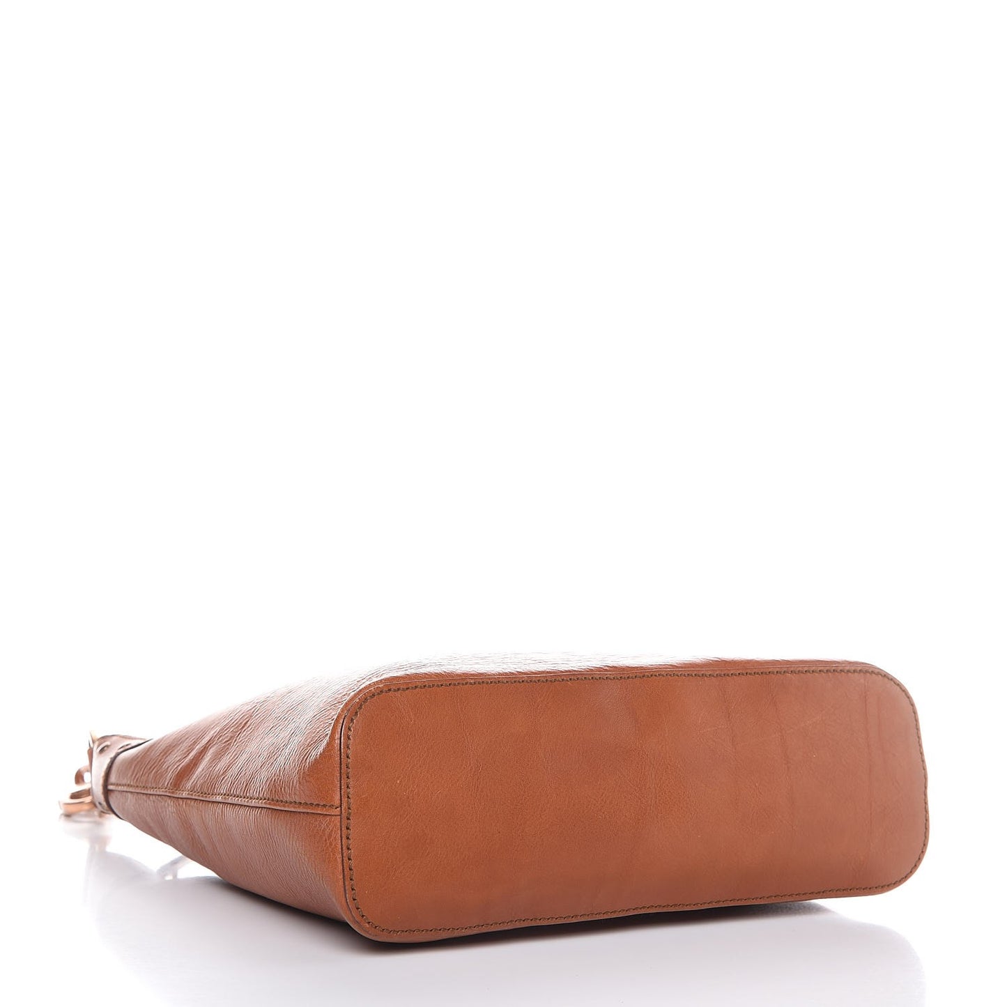 Pebbled Calfskin Hobo Brown