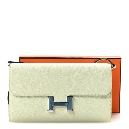 Hermes Epsom Constance Long To Go Wallet Vert Fizz 10 of 10
