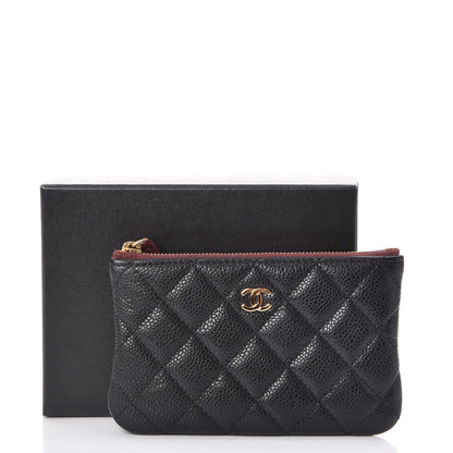 Chanel Caviar Quilted Small Cosmetic Case Black 8 of 8