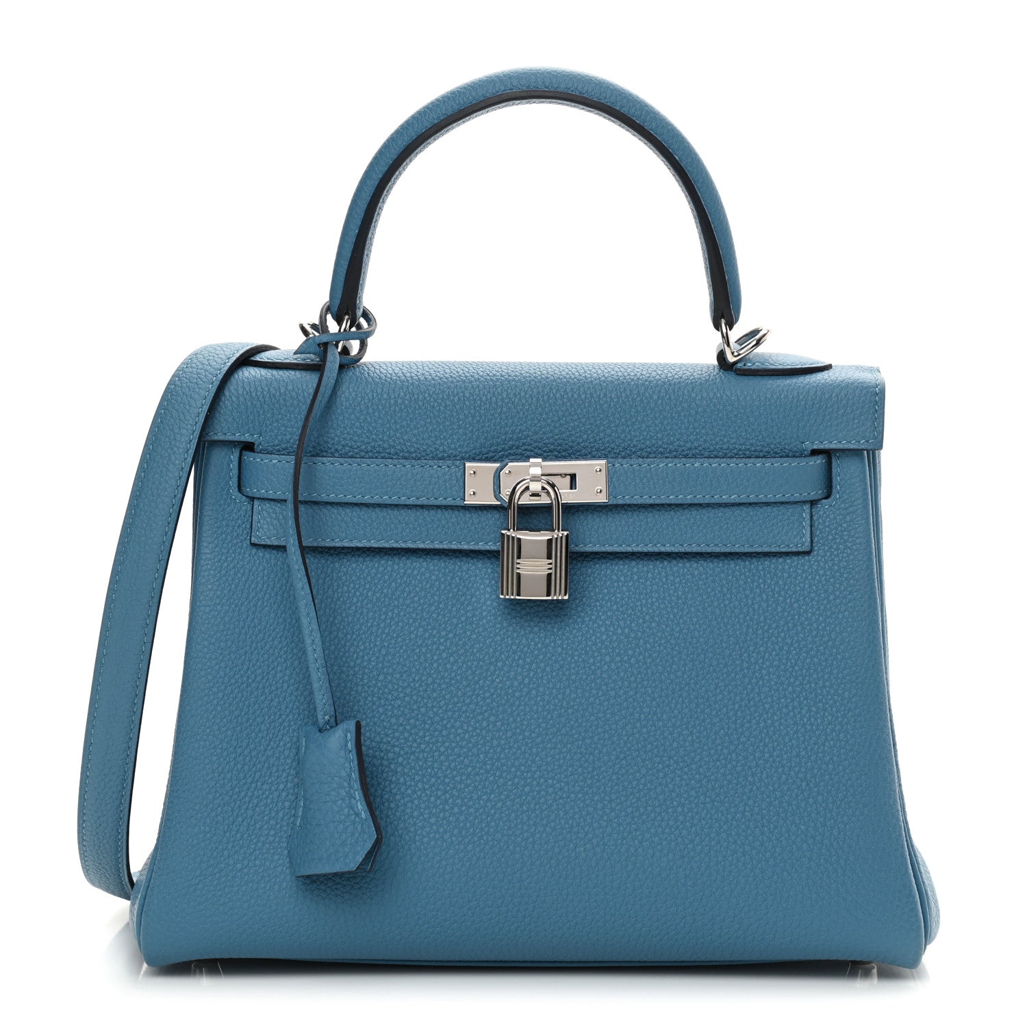 Hermes Togo Kelly Retourne 25 Azur 1 of 36