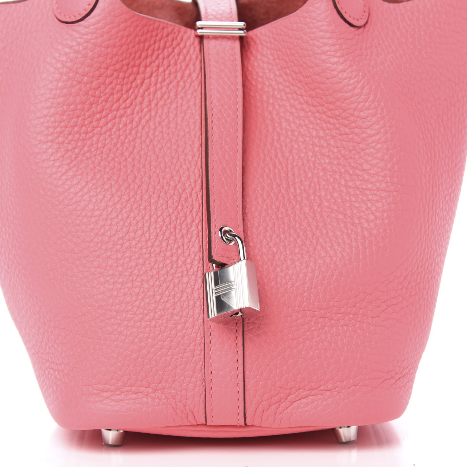 Hermes Taurillon Clemence Picotin Lock 18 PM Rose Azalee 10 of 11