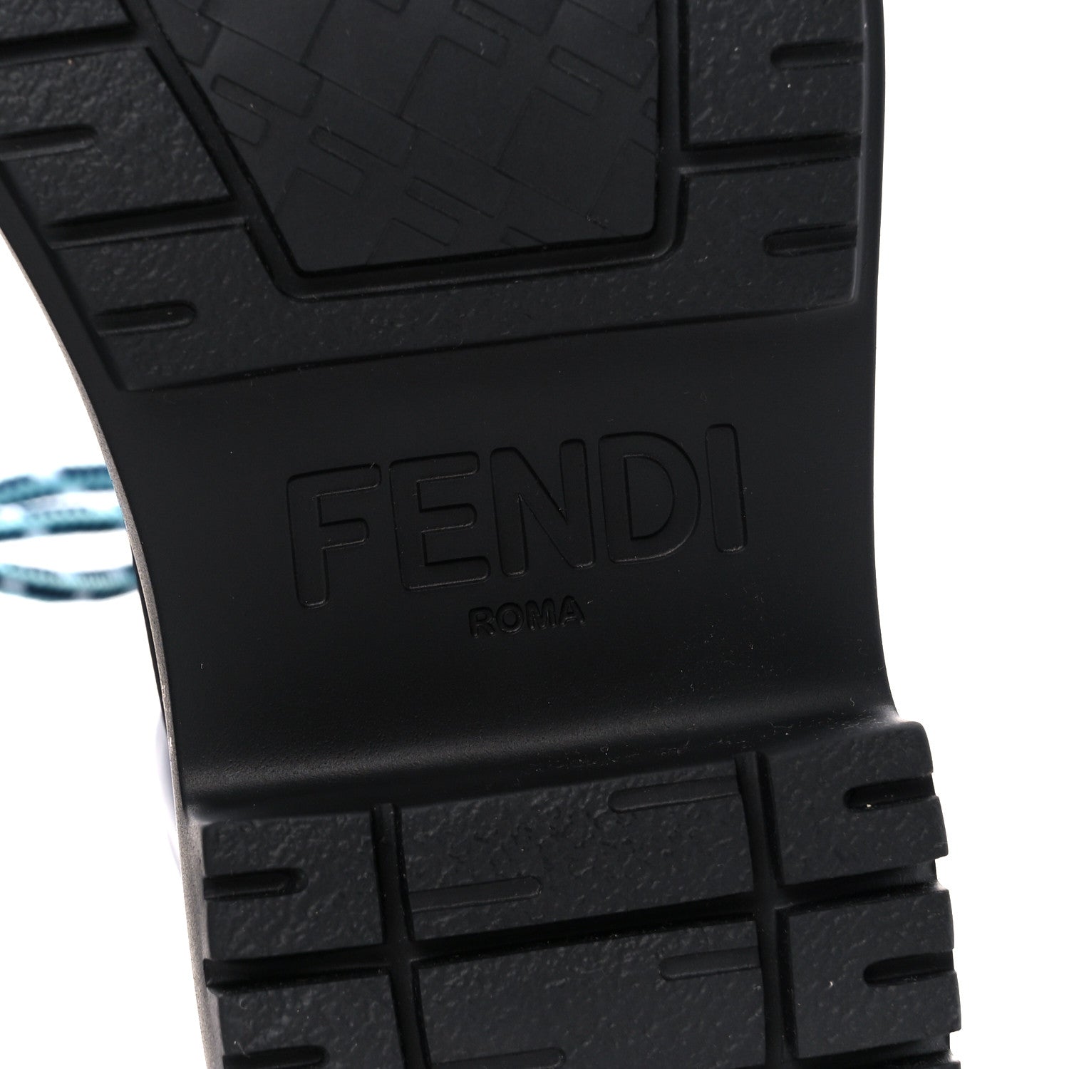 Fendi Nylon Baguette Domino 50mm Biker Boots 36 Eddie Black 6 of 10