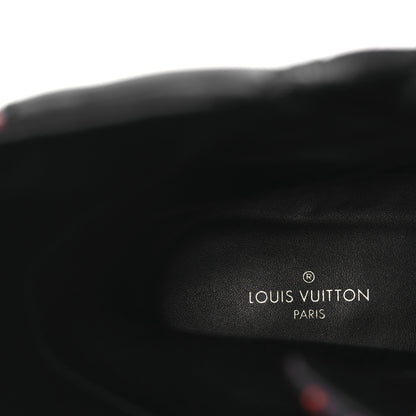 Louis Vuitton Suede Calfskin Catogram Laureate Platform Desert Boots 42 Black Marron 9 of 14