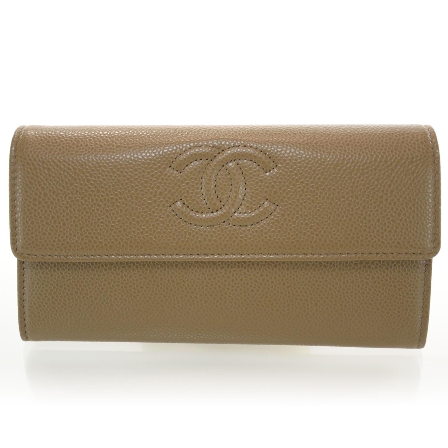 Chanel Caviar CC Flap Wallet 1 of 7