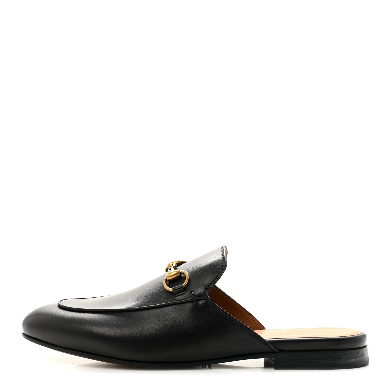 Gucci Calfskin Womens Princetown Slippers 37 Black 1 of 10