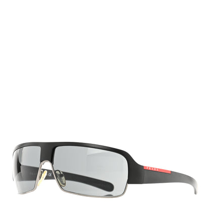 Prada Metal Rubber Linea Rossa Sport Sunglasses SPS 03G Black 1 of 5