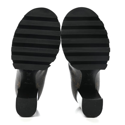 Louis Vuitton Patent Monogram Star Trail Chelsea Ankle Boots 40 5 of 7