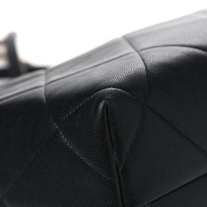Chanel Caviar Quilted Large A Real Catch Shopping Bag Black 13 of 14