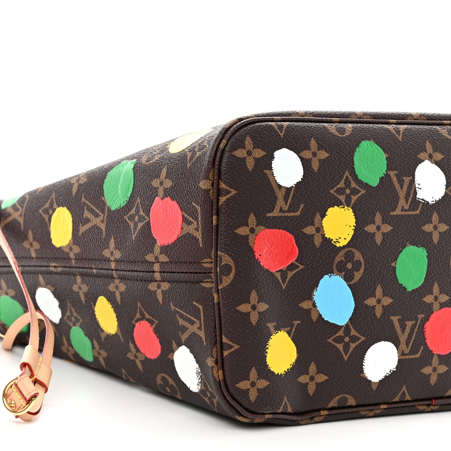 Louis Vuitton LV X YK Monogram Painted Dots Neverfull MM 11 of 12