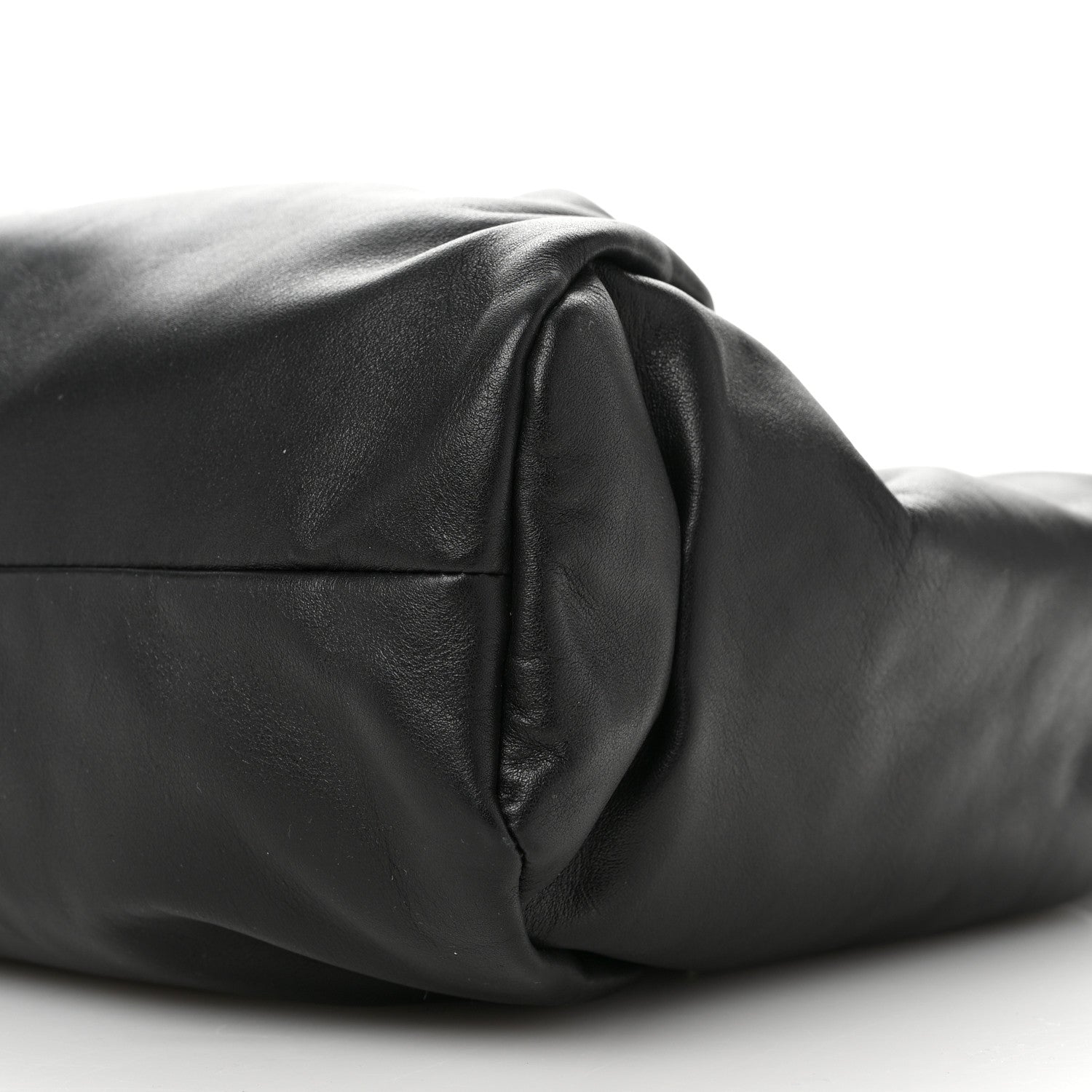 Bottega Veneta Smooth Butter Calfskin Small The Shoulder Pouch Black 9 of 9