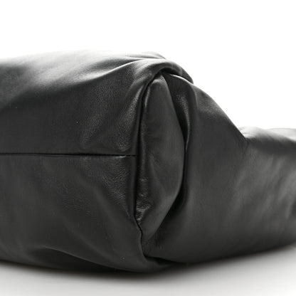 Bottega Veneta Smooth Butter Calfskin Small The Shoulder Pouch Black 9 of 9