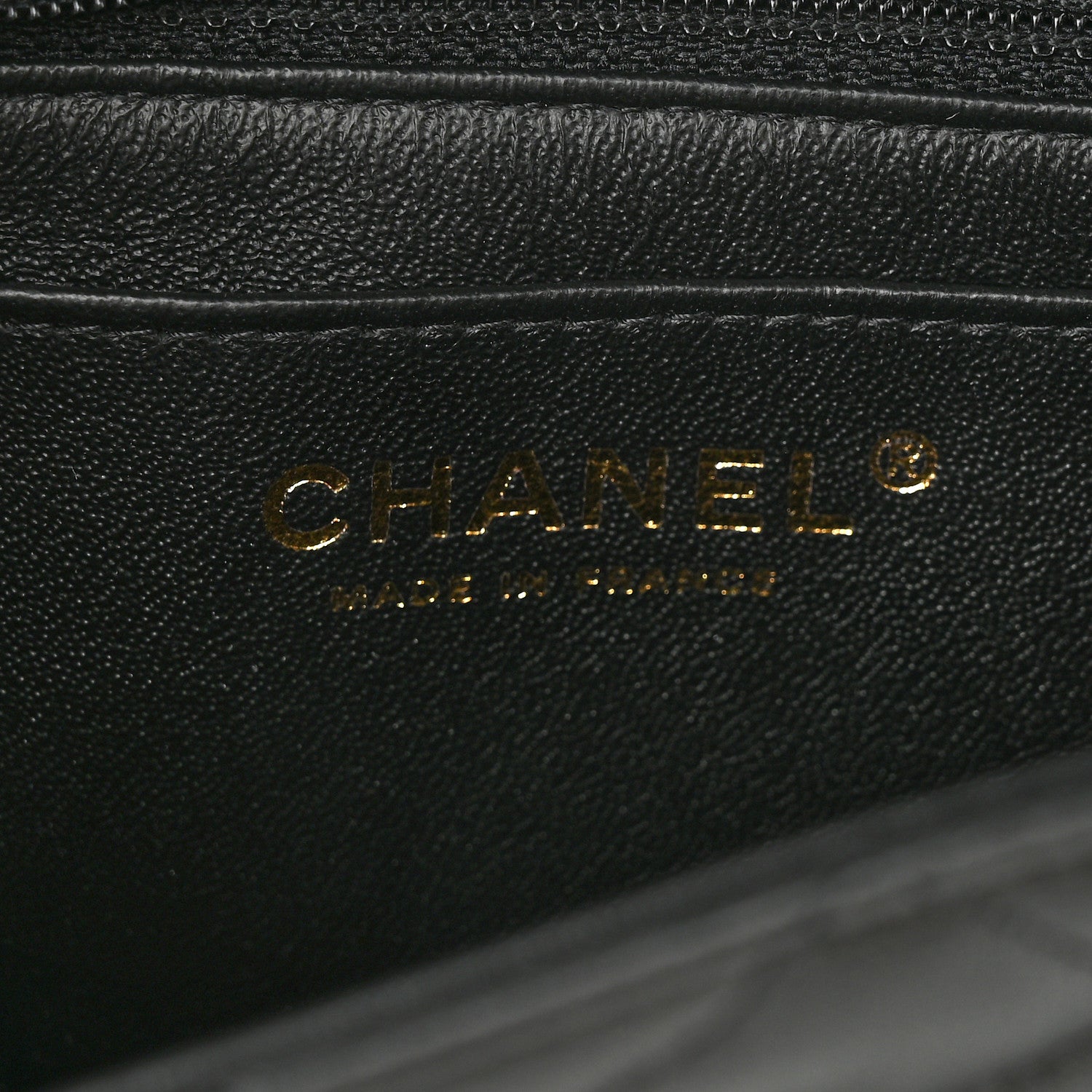 Chanel Lambskin Quilted Mini Rectangular Flap Black 6 of 10