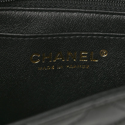 Chanel Lambskin Quilted Mini Rectangular Flap Black 6 of 10