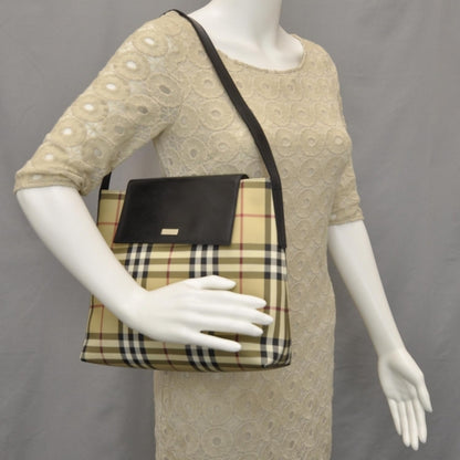 Burberry Prorsum House Check Shoulder Bag Black 2 of 10