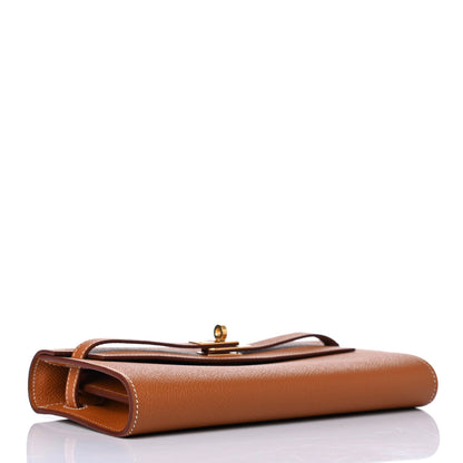 Hermes Epsom Kelly Wallet To Go Gold 3 of 4