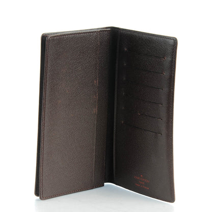 Louis Vuitton Damier Ebene Porte-Cartes Credit Yen Checkbook Wallet 5 of 7