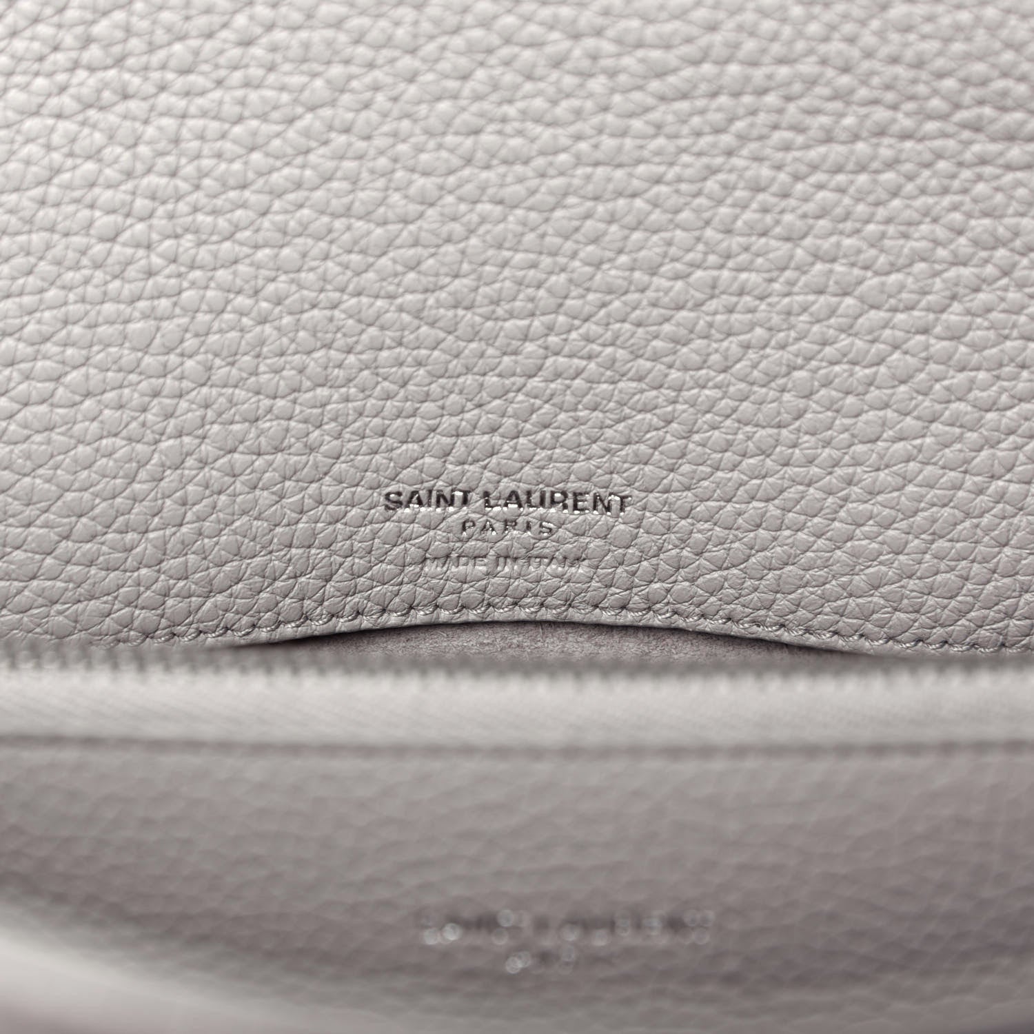 Saint Laurent Grained Calfskin Small Supple Sac De Jour Grey 7 of 10