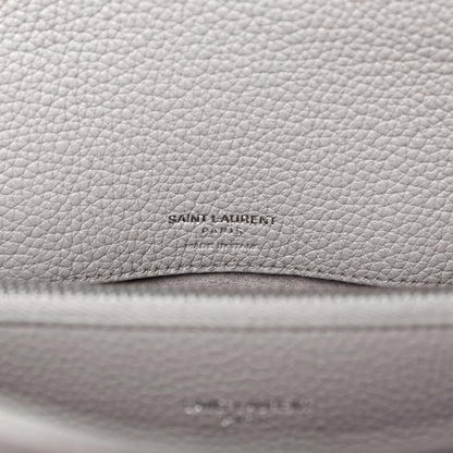 Saint Laurent Grained Calfskin Small Supple Sac De Jour Grey 7 of 10