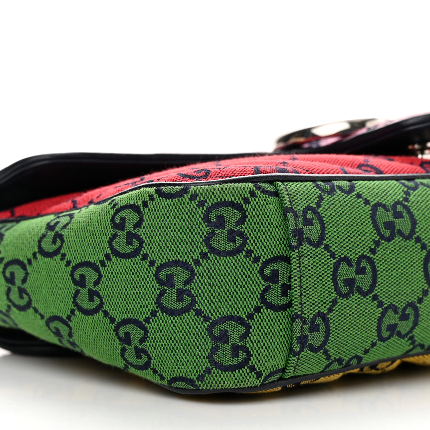Monogram Multicolor Matelasse Diagonal Small GG Marmont Shoulder Bag Pink Blue Red Yellow Green