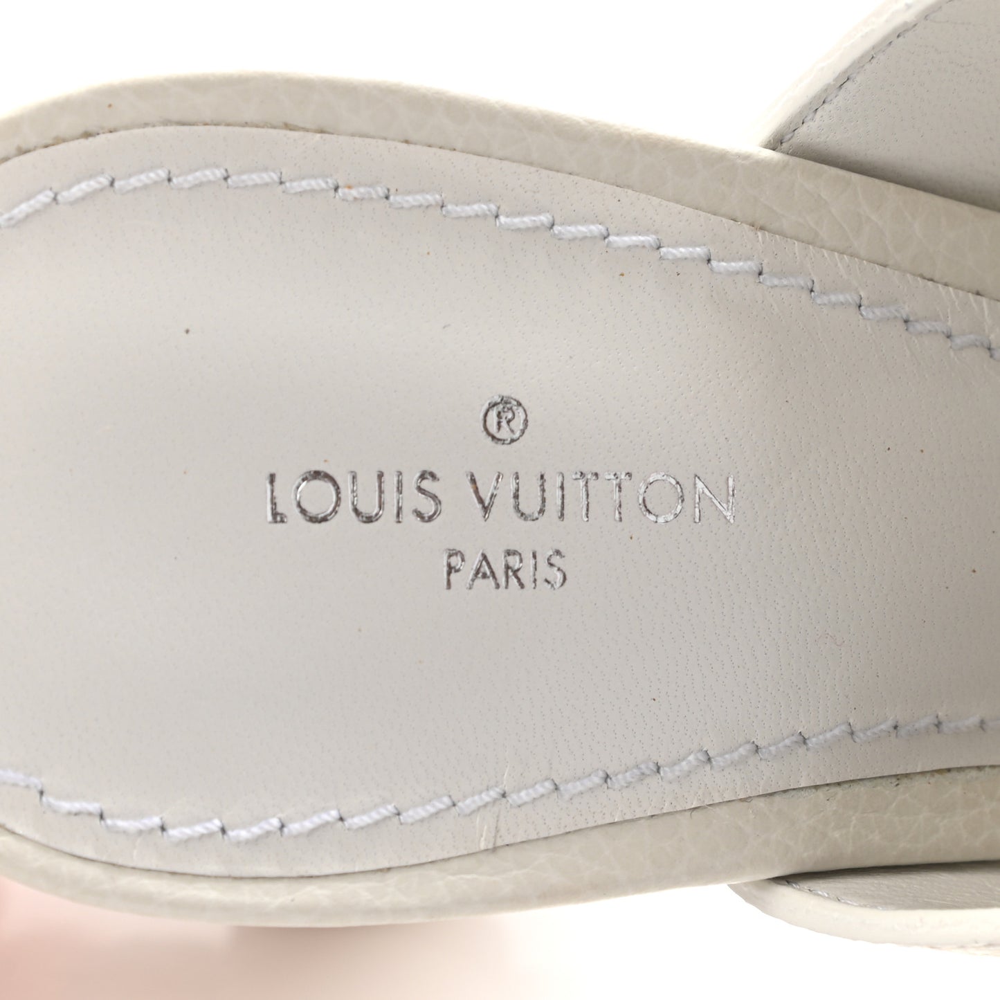 Calfskin Indiana Mule 37 White