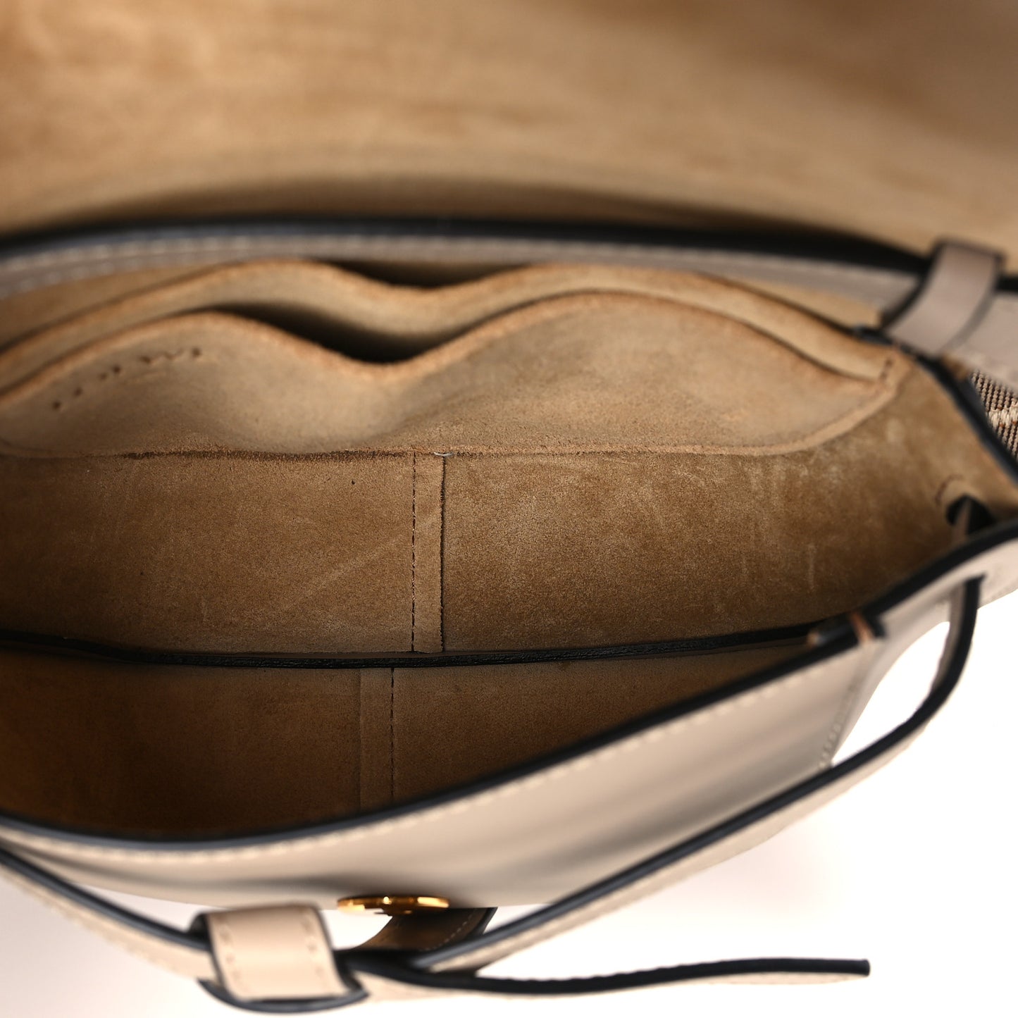 Calfskin Jacquard Mini Gate Dual Bag Sand