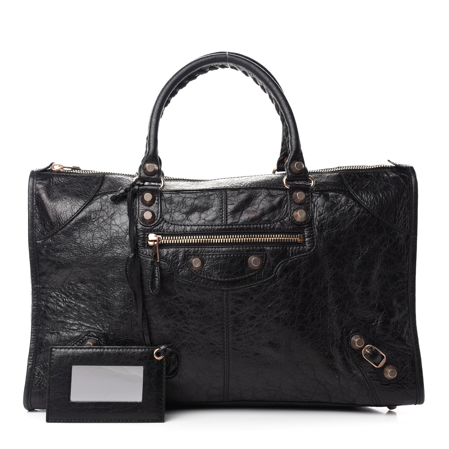 Balenciaga Agneau Giant 12 Rose Gold Hardware Work Black 1 of 10