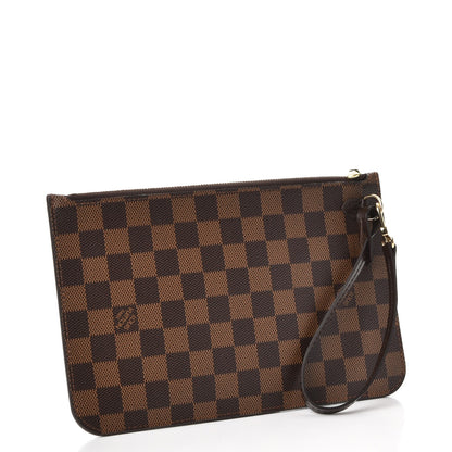 Louis Vuitton Damier Ebene Neverfull MM GM Pochette 3 of 8
