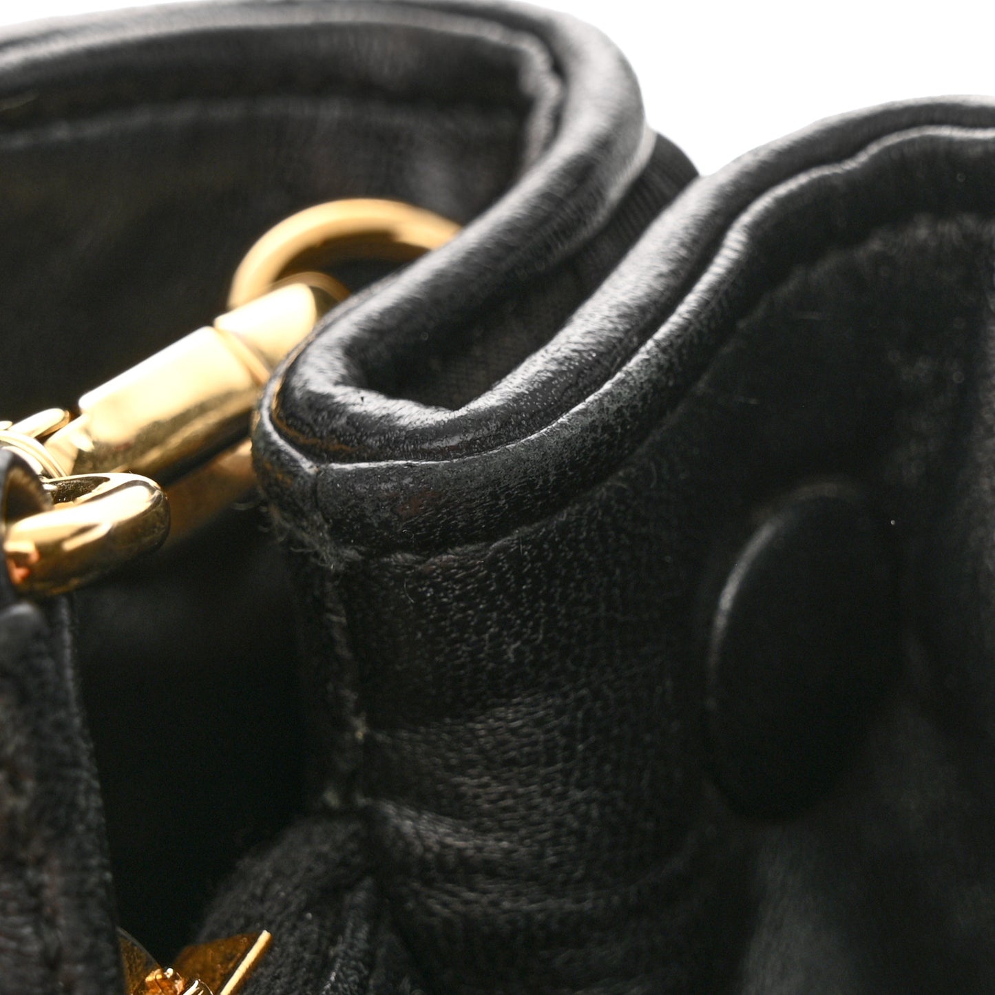 Tessuto Nylon Gaufre Small Tote Black