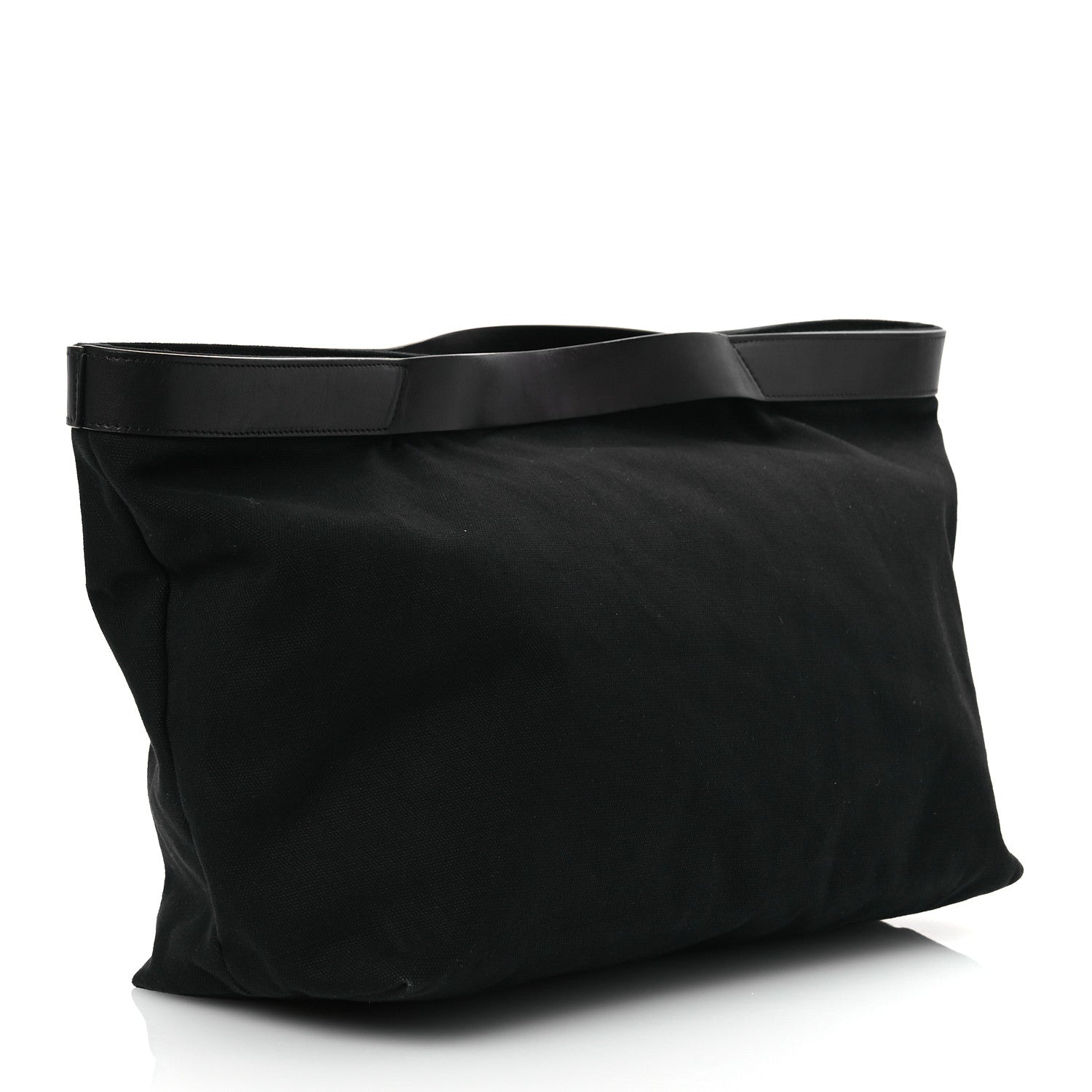 The Row Canvas Calfskin Kit Tote Black 4 of 10