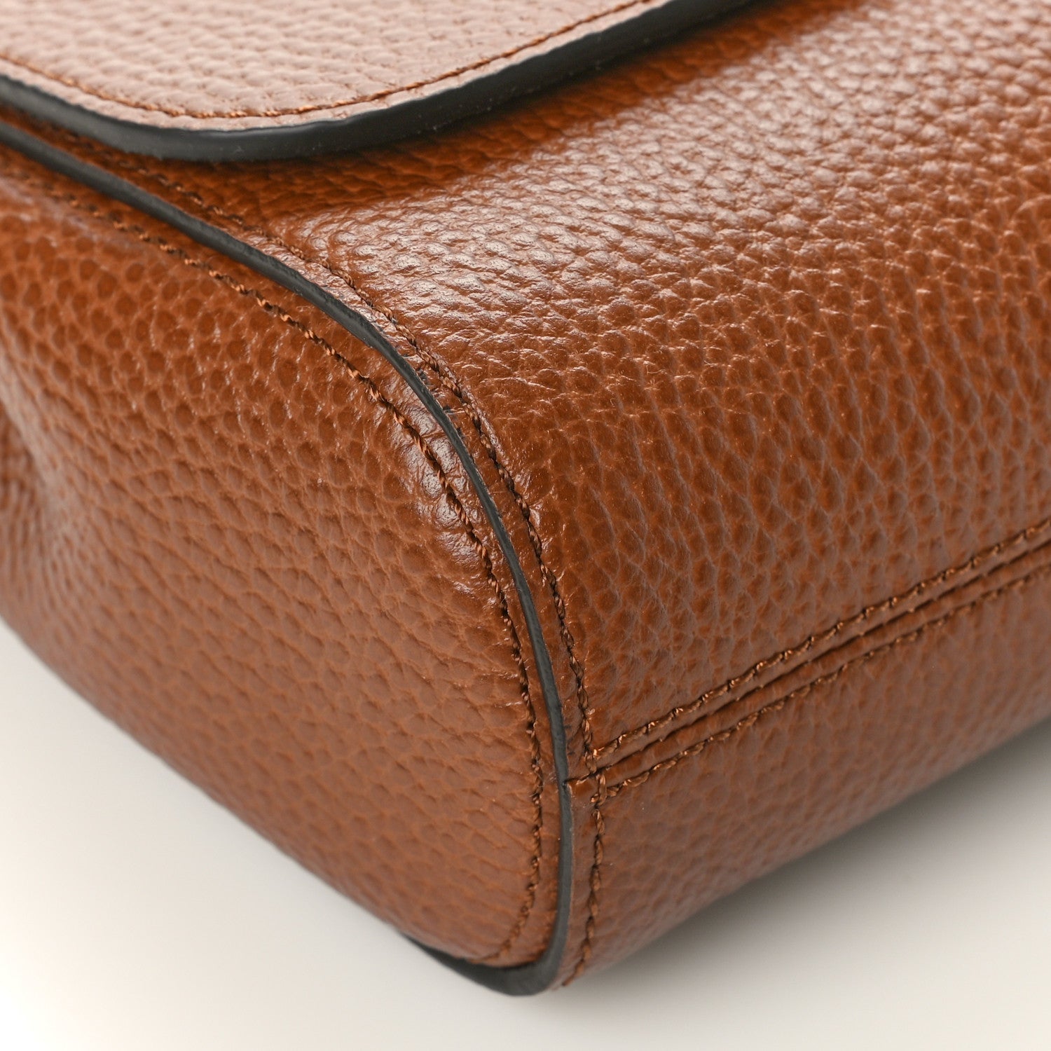 Mulberry Small Classic Grain Calfskin Small Lily Flap Oak 8 of 9