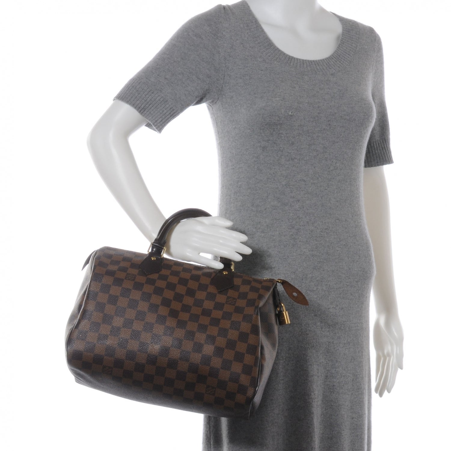 Louis Vuitton Damier Ebene Speedy 30 2 of 7