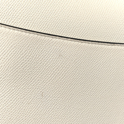 Christian Dior Grained Calfskin Saddle Bag White 11 of 11
