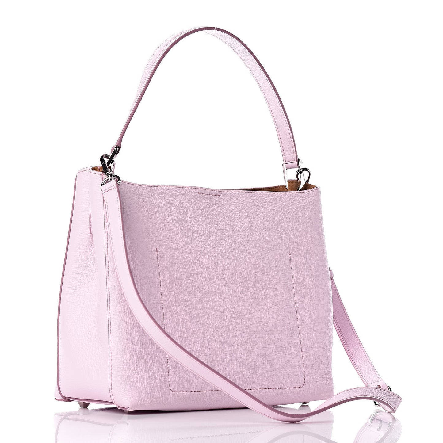 Grained Calfskin Sarah Medium Visetos Hobo Pale Mauve