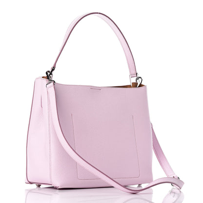 MCM Grained Calfskin Sarah Medium Visetos Hobo Pale Mauve 4 of 13