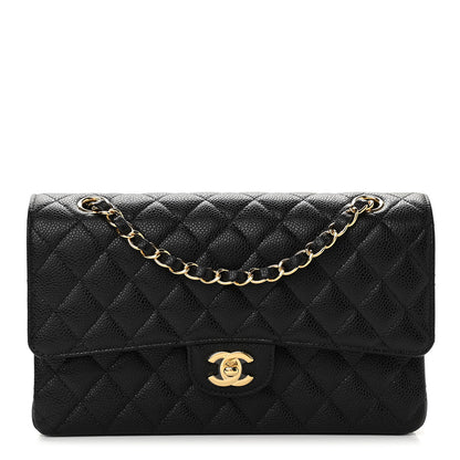 Chanel Caviar Quilted Medium Double Flap Black 1 of 10